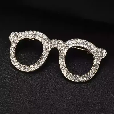 Sunglasses Crystal Rhinstone Hijab Brooch